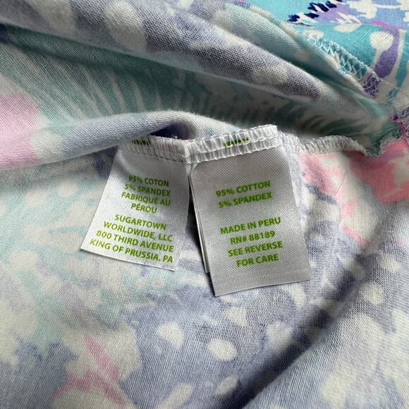 Lilly Pulitzer Tristan Top Boat Neck Long-Sleeve Size XS Twist Back Keyhole - Picture 8 of 12